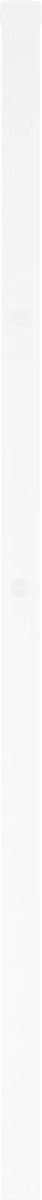 vidaXL - Hoofdbord - 193 - cm - metaal - wit