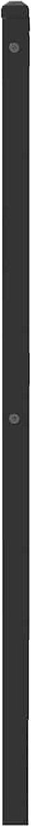 vidaXL - Hoofdbord - 193 - cm - spaanplaat - sonoma - eikenkleurig - hout - en - staal