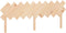 vidaXL - Hoofdbord - 196x3x80,5 - cm - massief - grenenhout