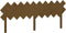 vidaXL - Hoofdbord - 196x3x80,5 - cm - massief - grenenhout - honingbruin