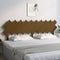 vidaXL - Hoofdbord - 196x3x80,5 - cm - massief - grenenhout - honingbruin