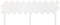 vidaXL - Hoofdbord - 196x3x80,5 - cm - massief - grenenhout - wit
