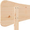 vidaXL - Hoofdbord - 200 - cm - massief - grenenhout