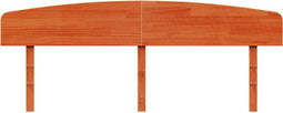 vidaXL - Hoofdbord - 200 - cm - massief - grenenhout - wasbruin