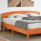 vidaXL - Hoofdbord - 200 - cm - massief - grenenhout - wasbruin