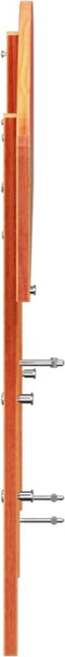 vidaXL - Hoofdbord - 200 - cm - massief - grenenhout - wasbruin