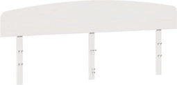 vidaXL - Hoofdbord - 200 - cm - massief - grenenhout - wit