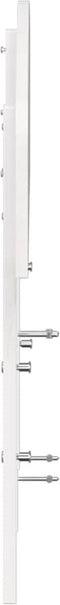 vidaXL - Hoofdbord - 200 - cm - massief - grenenhout - wit