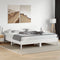 vidaXL - Hoofdbord - 200 - cm - massief - grenenhout - wit