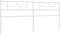 vidaXL - Hoofdbord - 200 - cm - metaal - wit