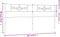 vidaXL - Hoofdbord - 200 - cm - metaal - wit