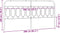 vidaXL - Hoofdbord - 200 - cm - metaal - wit
