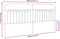 vidaXL - Hoofdbord - 200 - cm - metaal - wit