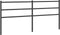 vidaXL - Hoofdbord - 200 - cm - metaal - zwart