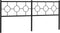 vidaXL - Hoofdbord - 200 - cm - metaal - zwart