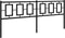 vidaXL - Hoofdbord - 200 - cm - metaal - zwart