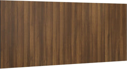 vidaXL - Hoofdbord - 200x1,5x80 - cm - bewerkt - hout - bruin - eikenkleur