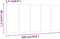 vidaXL - Hoofdbord - 200x1,5x80 - cm - bewerkt - hout - bruin - eikenkleur