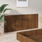 vidaXL - Hoofdbord - 200x1,5x80 - cm - bewerkt - hout - bruin - eikenkleur