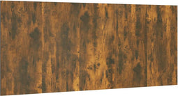 vidaXL - Hoofdbord - 200x1,5x80 - cm - bewerkt - hout - gerookt - eikenkleurig