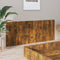 vidaXL - Hoofdbord - 200x1,5x80 - cm - bewerkt - hout - gerookt - eikenkleurig