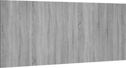 vidaXL - Hoofdbord - 200x1,5x80 - cm - bewerkt - hout - grijs - sonoma - eikenkleurig