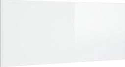 vidaXL - Hoofdbord - 200x1,5x80 - cm - bewerkt - hout - hoogglans - wit