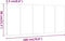 vidaXL - Hoofdbord - 200x1,5x80 - cm - bewerkt - hout - hoogglans - wit