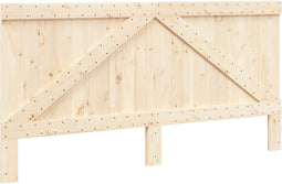 vidaXL - Hoofdbord - 200x104 - cm - massief - grenenhout