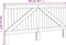 vidaXL - Hoofdbord - 200x104 - cm - massief - grenenhout
