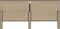 vidaXL - Hoofdbord - 200x200 - cm - getuft - stof - donkergrijs