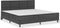 vidaXL - Hoofdbord - 200x200 - cm - stof - donkergrijs