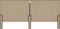 vidaXL - Hoofdbord - 200x200 - cm - stof - donkergrijs