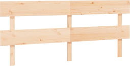 vidaXL - Hoofdbord - 204x3x81 - cm - massief - grenenhout