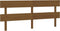 vidaXL - Hoofdbord - 204x3x81 - cm - massief - grenenhout - honingbruin