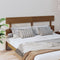 vidaXL - Hoofdbord - 204x3x81 - cm - massief - grenenhout - honingbruin