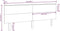 vidaXL - Hoofdbord - 204x6x82,5 - cm - massief - grenenhout - wit