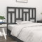 vidaXL - Hoofdbord - 205,5x4x100 - cm - massief - grenenhout - grijs