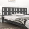 vidaXL - Hoofdbord - 205,5x4x100 - cm - massief - grenenhout - grijs