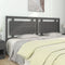 vidaXL - Hoofdbord - 205,5x4x100 - cm - massief - grenenhout - grijs