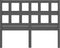 vidaXL - Hoofdbord - 205,5x4x100 - cm - massief - grenenhout - grijs