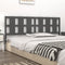 vidaXL - Hoofdbord - 205,5x4x100 - cm - massief - grenenhout - grijs