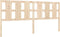 vidaXL - Hoofdbord - 205,5x4x100 - cm - massief - grenenhout