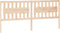 vidaXL - Hoofdbord - 205,5x4x100 - cm - massief - grenenhout