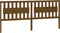 vidaXL - Hoofdbord - 205,5x4x100 - cm - massief - grenenhout - honingbruin