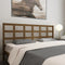 vidaXL - Hoofdbord - 205,5x4x100 - cm - massief - grenenhout - honingbruin