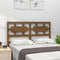 vidaXL - Hoofdbord - 205,5x4x100 - cm - massief - grenenhout - honingbruin