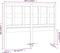 vidaXL - Hoofdbord - 205,5x4x100 - cm - massief - grenenhout