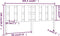 vidaXL - Hoofdbord - 205,5x4x100 - cm - massief - grenenhout - honingbruin