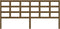 vidaXL - Hoofdbord - 205,5x4x100 - cm - massief - grenenhout - honingbruin